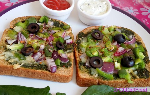 Brown Bread Pizza