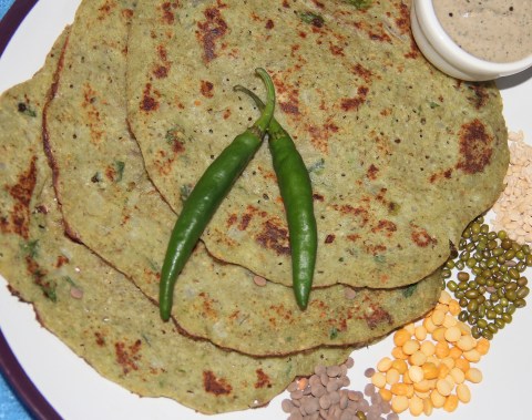 Multi lentils Dosa