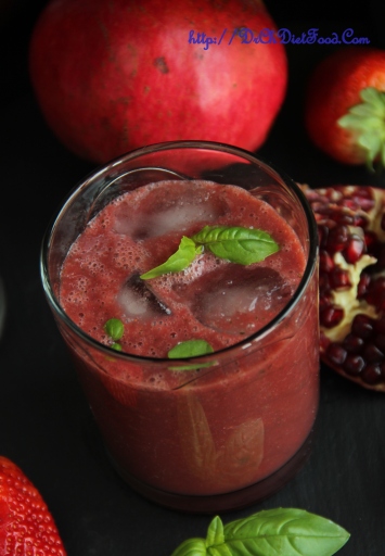 Pomegranate Strawberry Juice3