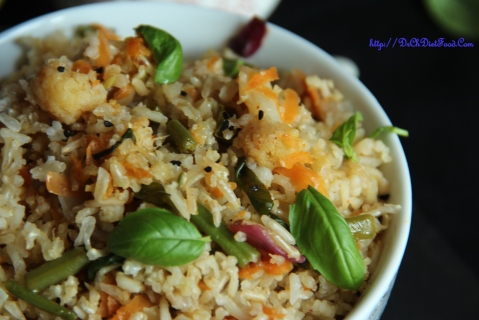 Carrot Basil rice4