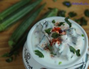 Bhindi raita1