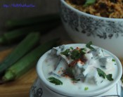 Bhindi raita2