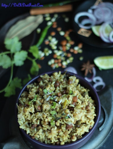 Mixed Sprouts Pulao2