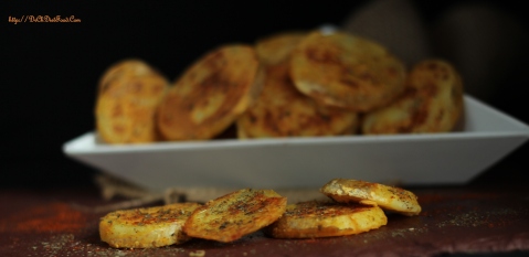 Potato slices on Tawa5